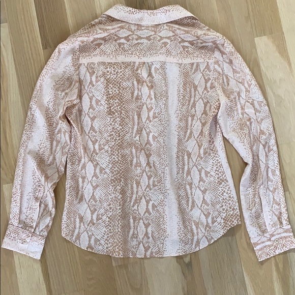 Python Button Down Blouse - Picture 2 of 6